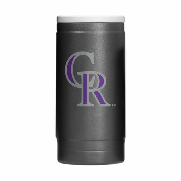 Colorado Rockies Flipside Powder Coat Slim Can Coolie, Logo Brands, Mfr#: 510-S12PC-34